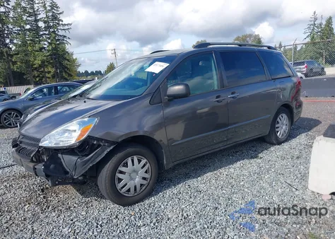 2005 Toyota Sienna Le из США, поврежденный, VIN 5TDZA23C95S292483